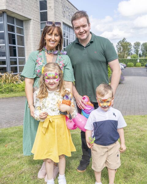 Suzanne, Aidan, Amber and Jason Kerr