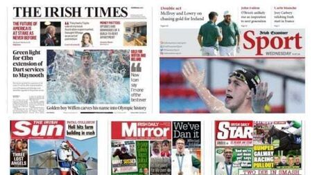 What the papers say: Wednesday's front pages