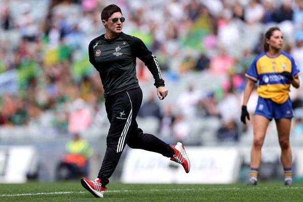 Diane O’Hora runs across the Croke Park pitch on the day of Kildare's All-Ireland Intermediate Final win over Clare Diane O’Hora runs across the Croke Park pitch on the day of Kildare's All-Ireland Intermediate Final win over Clare