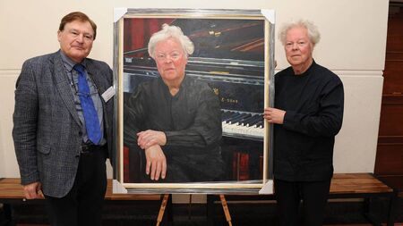 Kildare festival gifts legendary pianist portrait