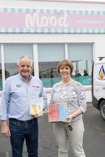 Adrian Conlan of Conlans Family Store has sponsored a set of books that will be hiddin around the store in July and August