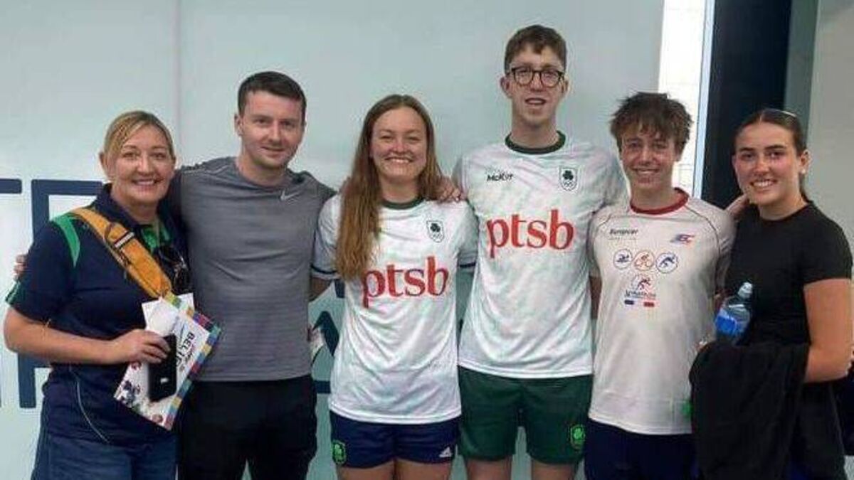 Young Athy athletes meet Olympic swimming heroes