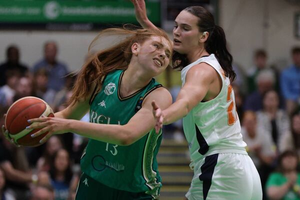 Claire Melia was tightly marked throughout the game