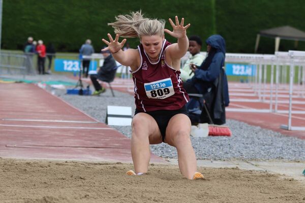 Sophie Byrne (Crookstown-Millview) came second in the Triple Jump Photo: Perri Williams