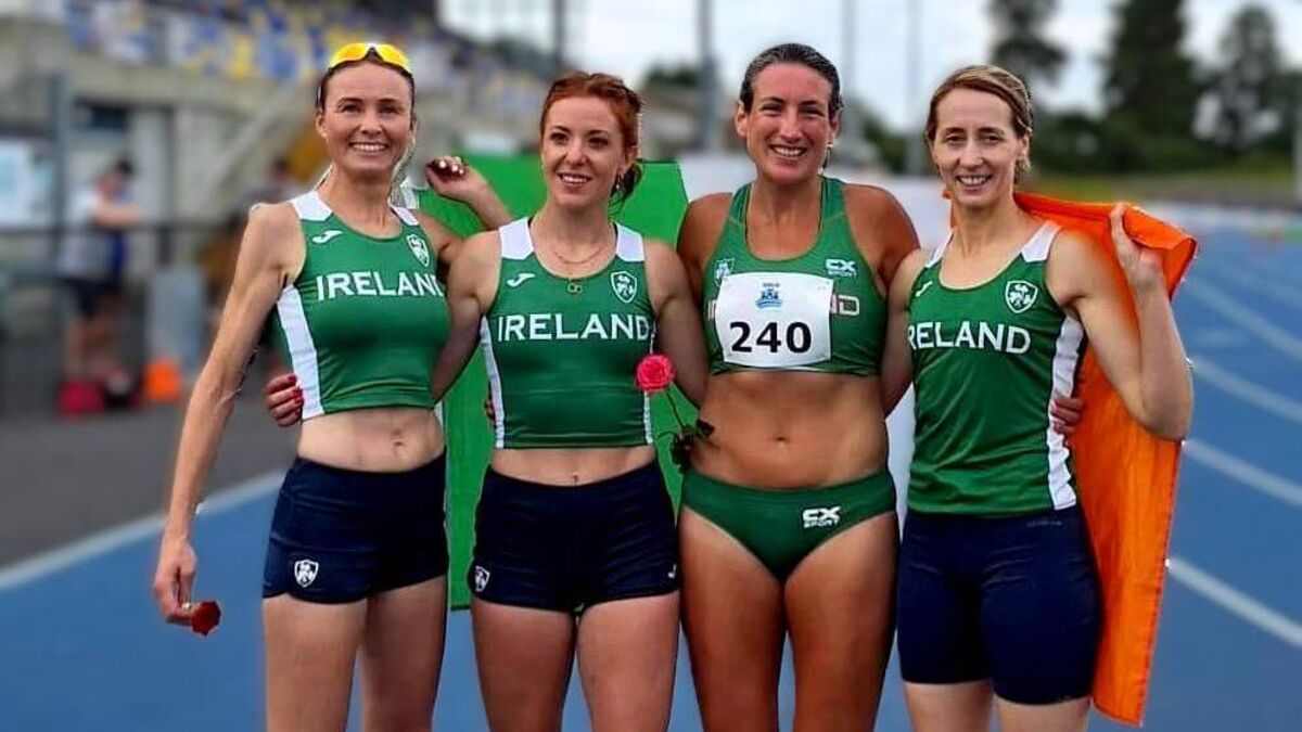 Michelle Cox helps secure a world relay record