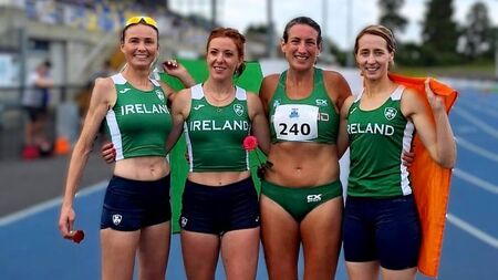 Michelle Cox helps secure a world relay record