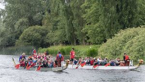 Brilliant day for bank holiday Big Barrow Splash in Athy