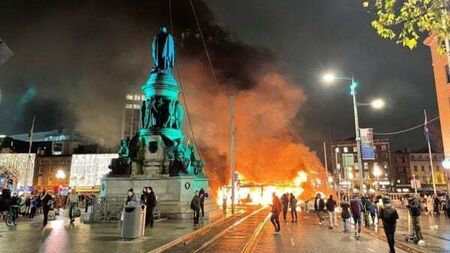 Woman (20s) arrested in connection with Dublin riots last year