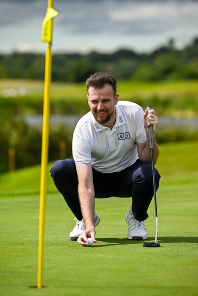 Irish amateur golfer, Quentin Carew, pictured at his home club of Castleknock Golf Club with AIG, proud title partner of the AIG Irish Men's Amateur Close Championship. AIG is proud to support Irish amateur competitions that foster the growth of talented golfers like Quentin. For more information on the AIG's commitment to golf, visit aig.ie/golf Photo: Harry Murphy/Sportsfile