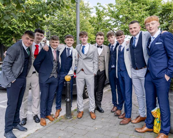 The boys looking dapper for their Debs