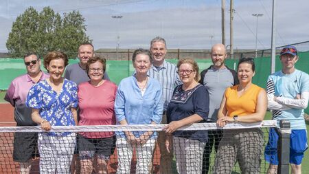 Weather plays ball for Athy tennis weekend