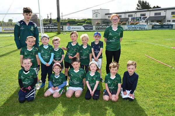 U/6 boys and girls and their coaches Zach McGrogan and Shona Naughton 