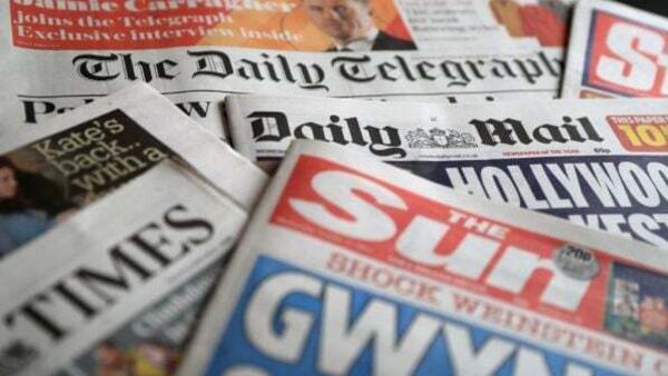 What the papers say: Saturday's front pages
