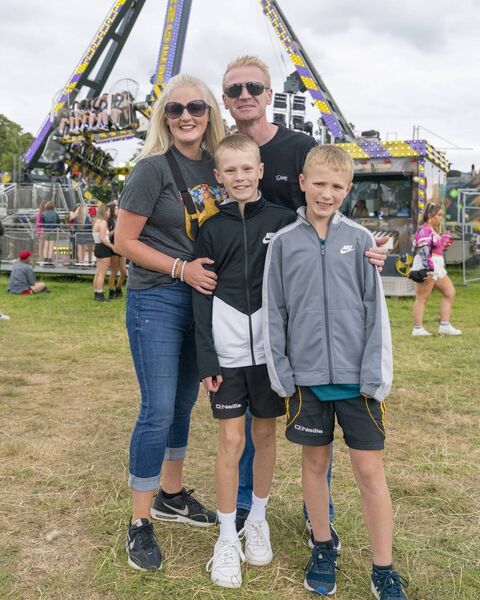 Lorraine, Paul, Caolan and Rían Kelly