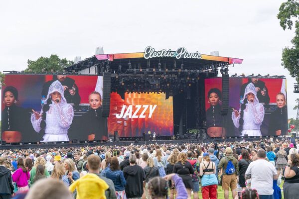 Jazzy was the first act on the main Stage Friday at Electric Picnic