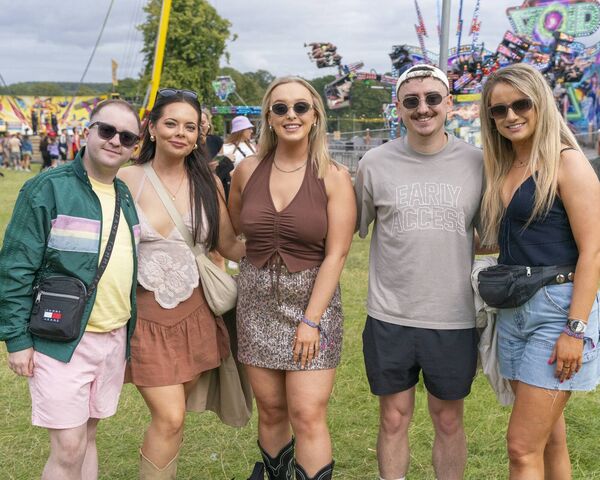 Dylan Kelly, Sophia Robinson, Ciara Byrne, Kevin Moran and Ciara Heffernan