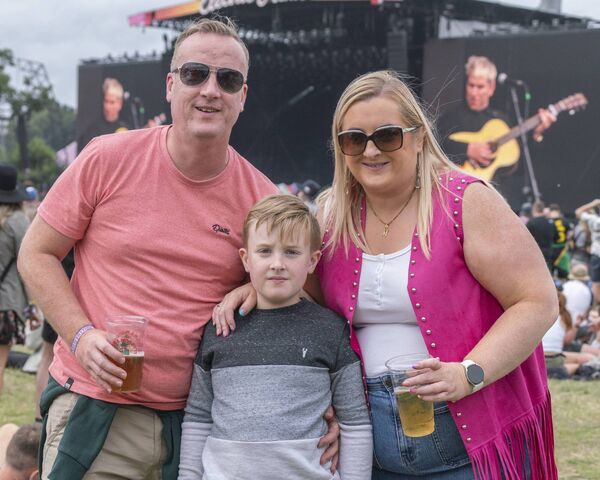 John, Oghran and Michelle Leigh