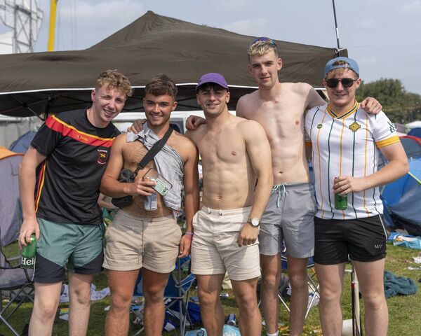 James KInd, Jimmy Corcoran, Paidi Farrell, Ryan McDonnell and Michael Dempsey