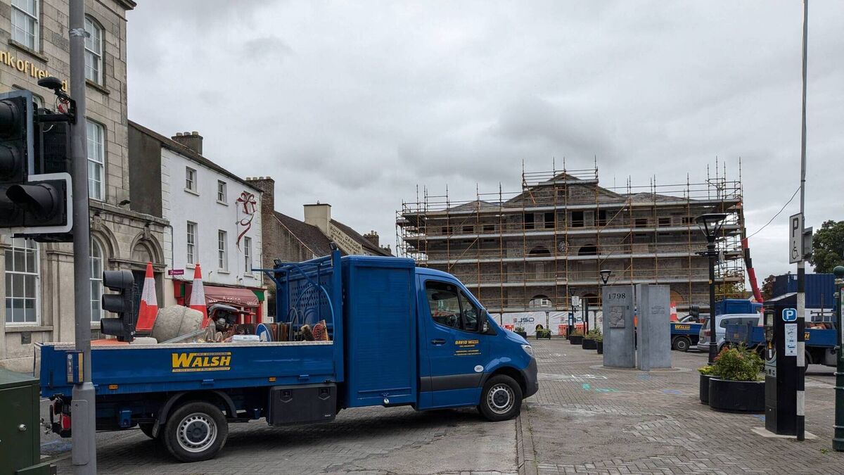 Emily Square works kick off in Athy