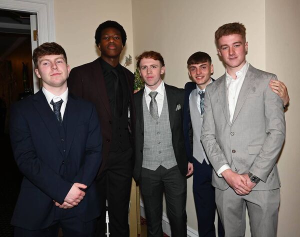 Conor Lynch, Tadhg Jegbefume, Lorcan Dempsey, Evan Kenny and Sam Cooke Conor Lynch, Tadhg Jegbefume, Lorcan Dempsey, Evan Kenny and Sam Cooke