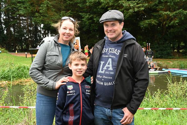 Orla, Rían and Jack Logan 