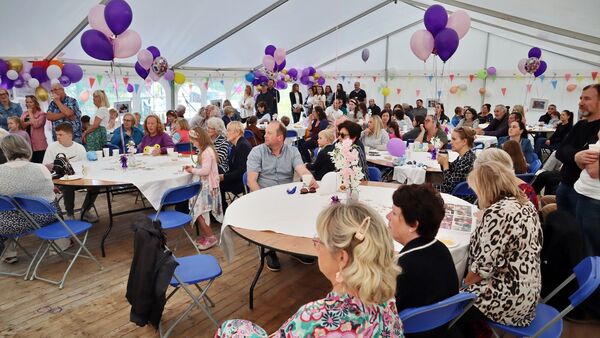 Kilcullen people enjoying the playgroup 50th celebrations