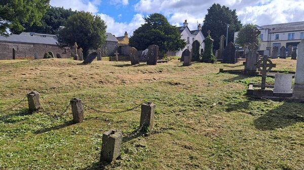 One of the graveyards Kenneth has helped maintain