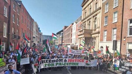 Pro-Palestine rally hears calls for immediate Irish sanctions against Israel