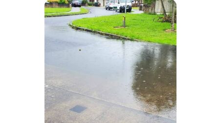 Sewage overflowing in Athy estate