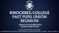 Kildare past pupils of Knockbeg college encouraged to attend reunion 