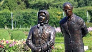 Antrim council defends statue commemorating Britain's late Queen after mixed reviews