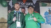 Huge crowd welcomes Paralympic hero Aaron home to Castledermot