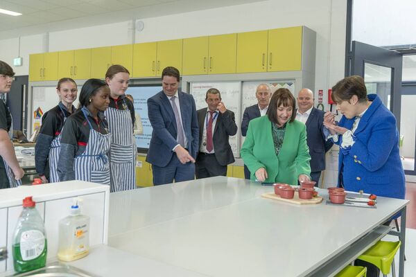 Home Economics provided the Minster with a very nice treat!