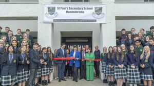 Education Minister cuts the red ribbon for new Monasterevin school