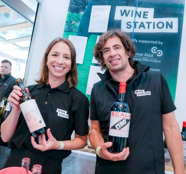 Rebecca Pierce and Rory Craig from The Wine Station Photo: Aishling Conway
