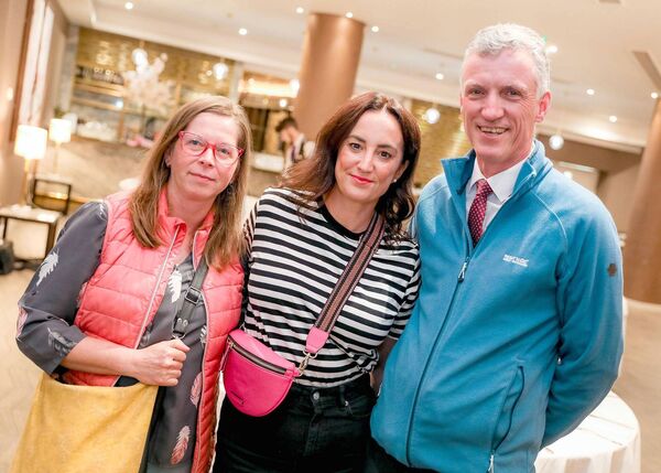 Ingrid Samnicka, Ciara Whelan and Paul Ennis (Principal Naas Community NS)