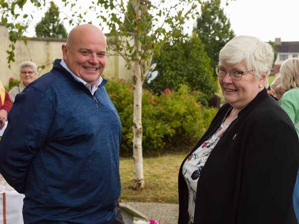 Senator Mark Wall and Sr Concepta