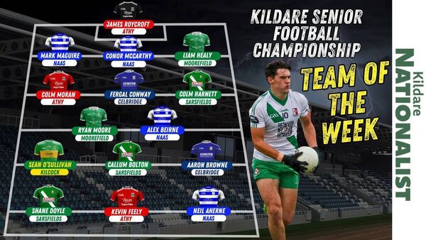 Kildare Nationalist Team of the Week, Senior Football Championship - Week 6