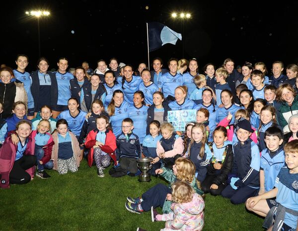 Eadestown celebrate winning five-in-a-row. Eadestown celebrate winning five-in-a-row.