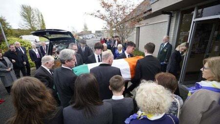 Mary O’Rourke ‘succeeded and flourished’ in male-dominated politics, funeral told