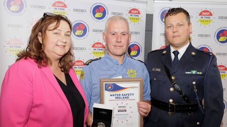 Kildare gardaí who pulled woman from the Barrow receive national award