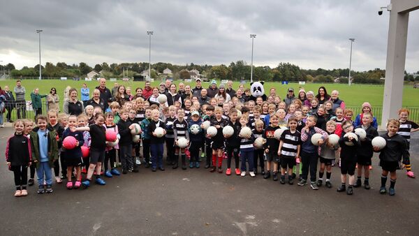 Enthusiastic young members of Kilcullen GAA turned out for the Kilcullen to Kroker launch. Enthusiastic young members of Kilcullen GAA turned out for the Kilcullen to Kroker launch.