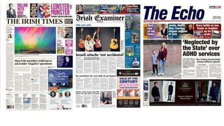 What the papers say: Saturday's front pages