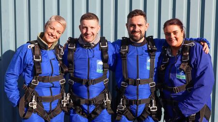 Kildare priest sky dives for parish fundraiser