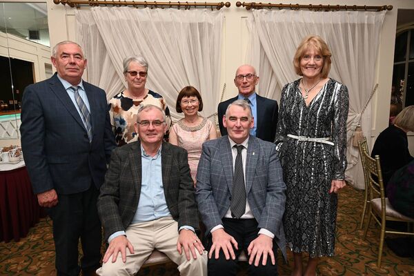 Tom and Syvlia Wheatley, Stephanie McGovern, Michael Ivors, Joan Freyne, Eltin Jones and Gerry Miller 