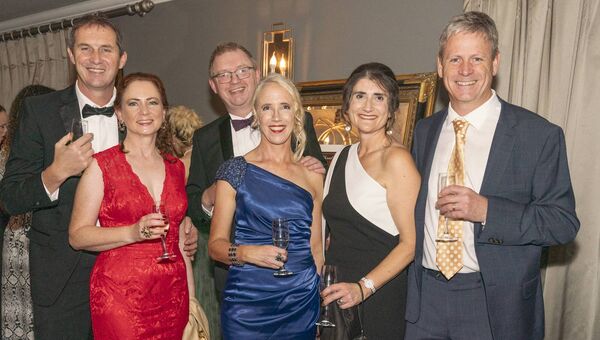 Tom Hennessy, Antionette Hennessy, Con Hennessy, Denise Fay, Kevin Hayden and Lydia Aguerre