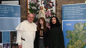Ukrainian teen creates mural as thank you to Kildare school 