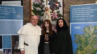 Ukrainian teen creates mural as thank you to Kildare school 