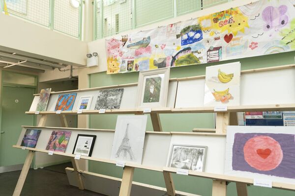Some of the art work Photo: Aisling Hyland