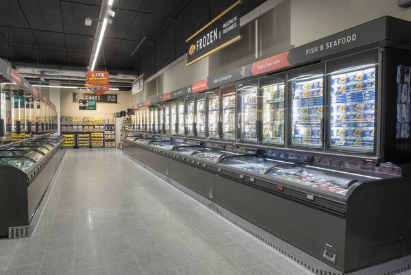 The new-look Aldi store The new-look Aldi store